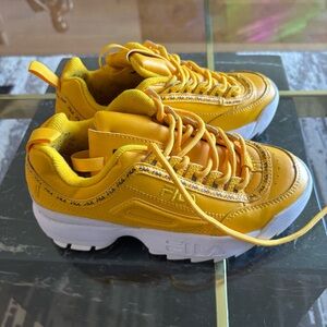 Fila Yellow Sneakers Women’s size 6